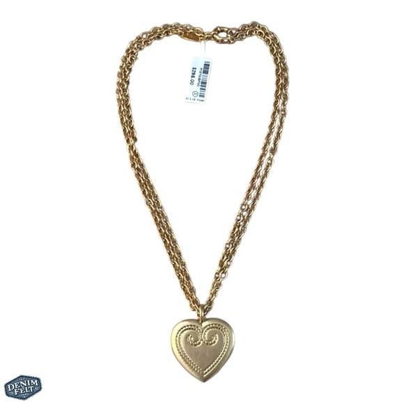 Julie Vos Gold and Pink Heart Necklace - Picture 6 of 10
